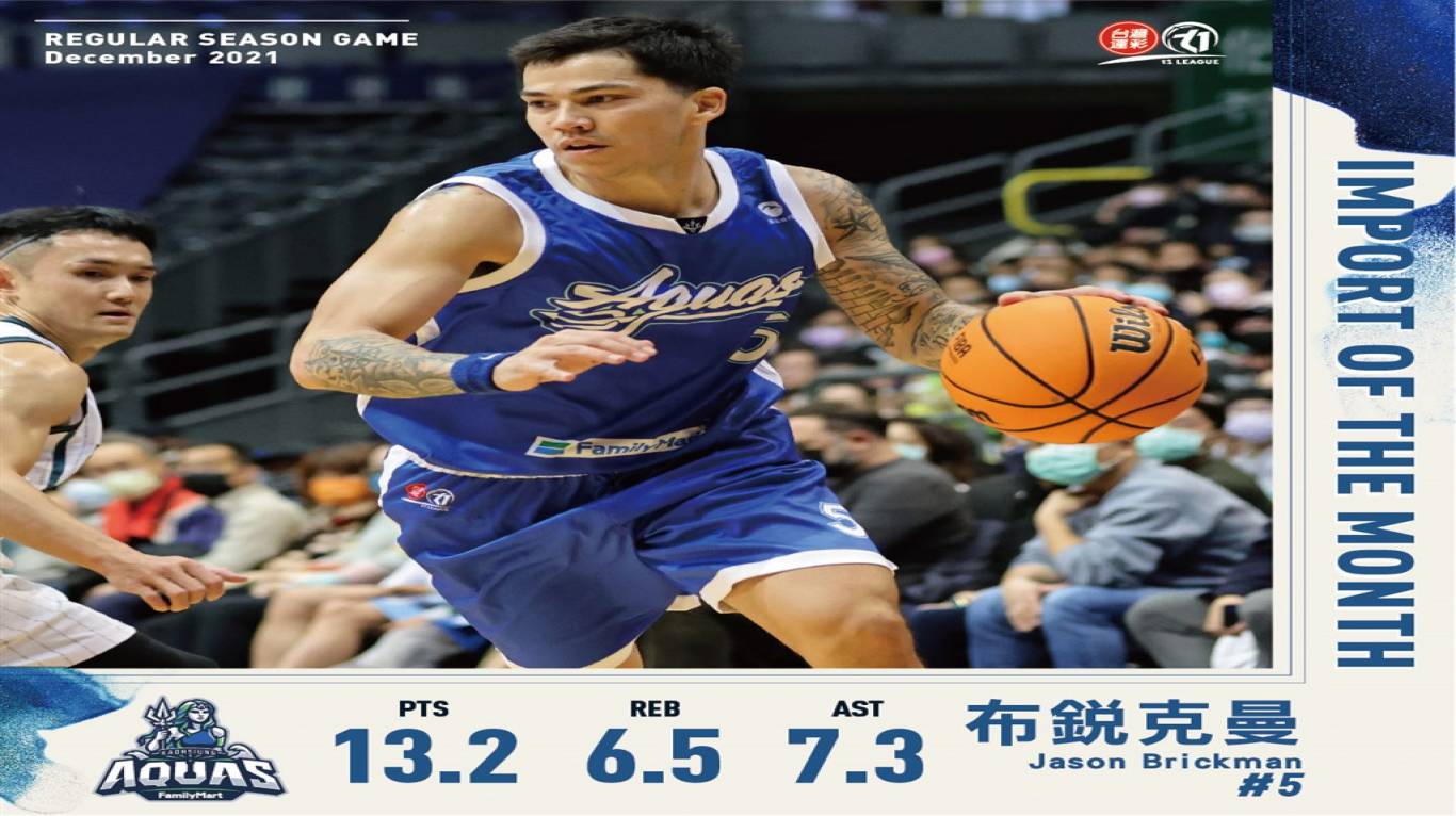 Aquas point guard Jason Brickman named T1 LEAGUE import player of the month.jpeg